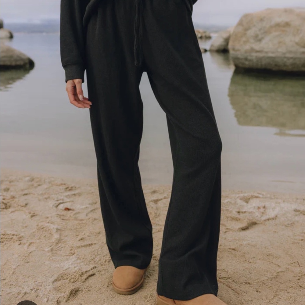 DAILY DRILLS thermal waffle pants